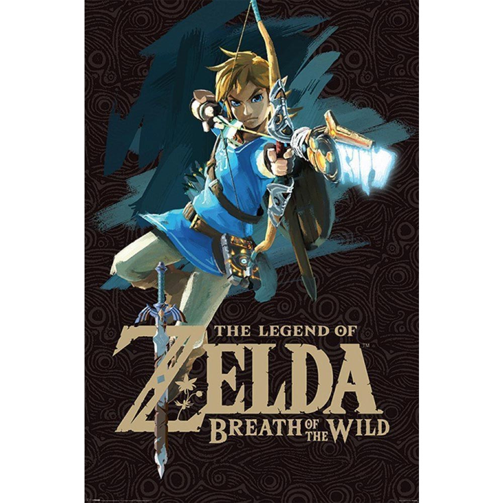 THE LEGEND OF ZELDA ゼルダの伝説 - Breath of the Wild (Game Cover) / ポスター - PGS